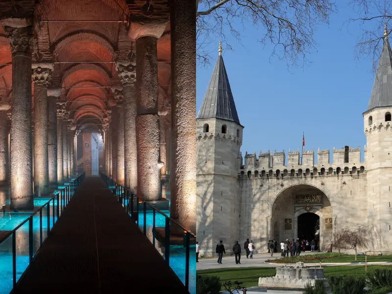 Basilica Cistern and Topkapi Palace Guided Tour 