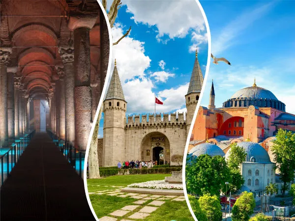 Basilica Cistern, Topkapi Palace & Hagia Sophia Combo Ticket 