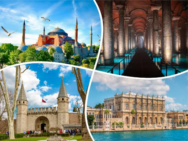 Basilica Cistern, Hagia Sophia, Topkapi Palace & Dolmabahce Palace Combo Tickets